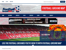 Tablet Screenshot of footballgroundmap.com